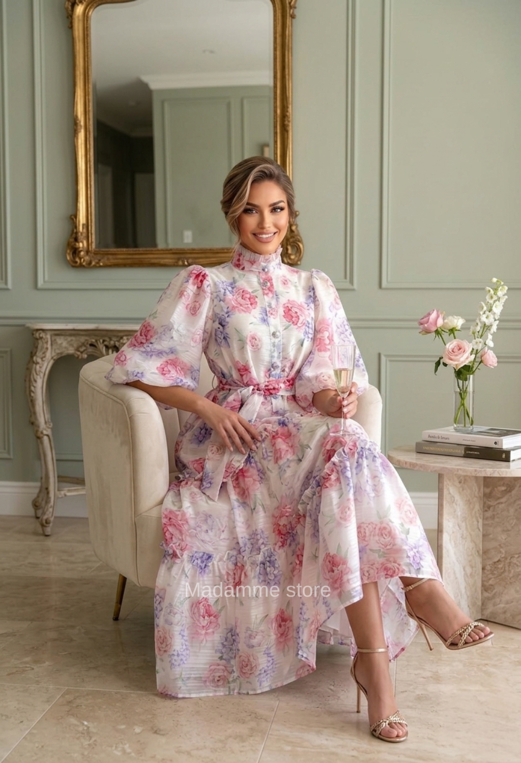 Vestido Susurro de Rosas