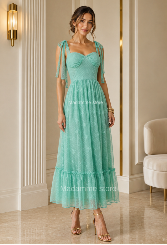 Vestido Esmeralda Mint