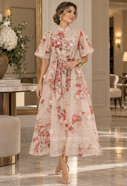 Vestido pétalo de gardenia