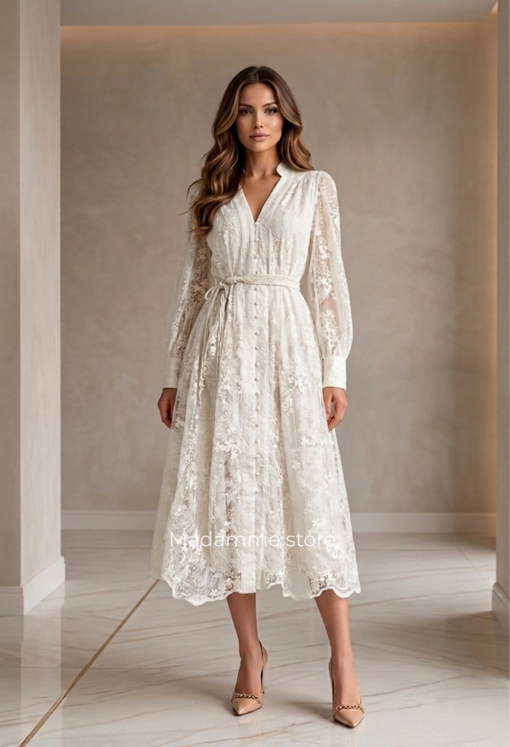 Vestido Sophie Blanche