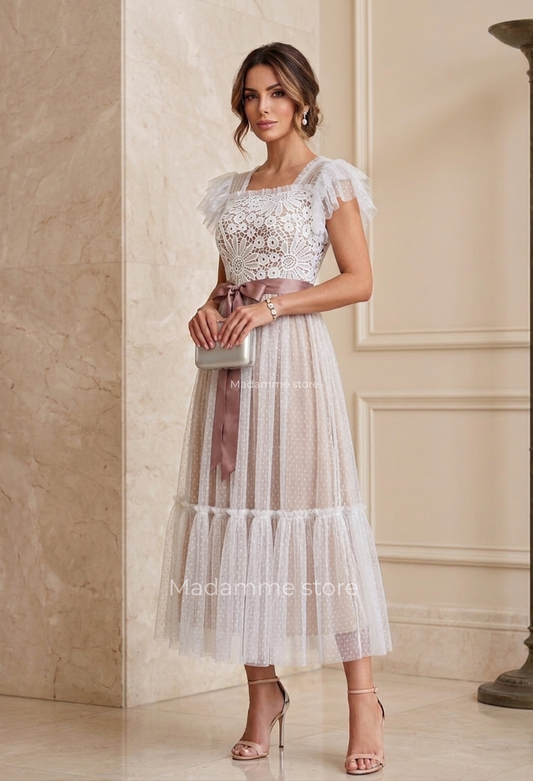 Vestido Rose de Chantilly