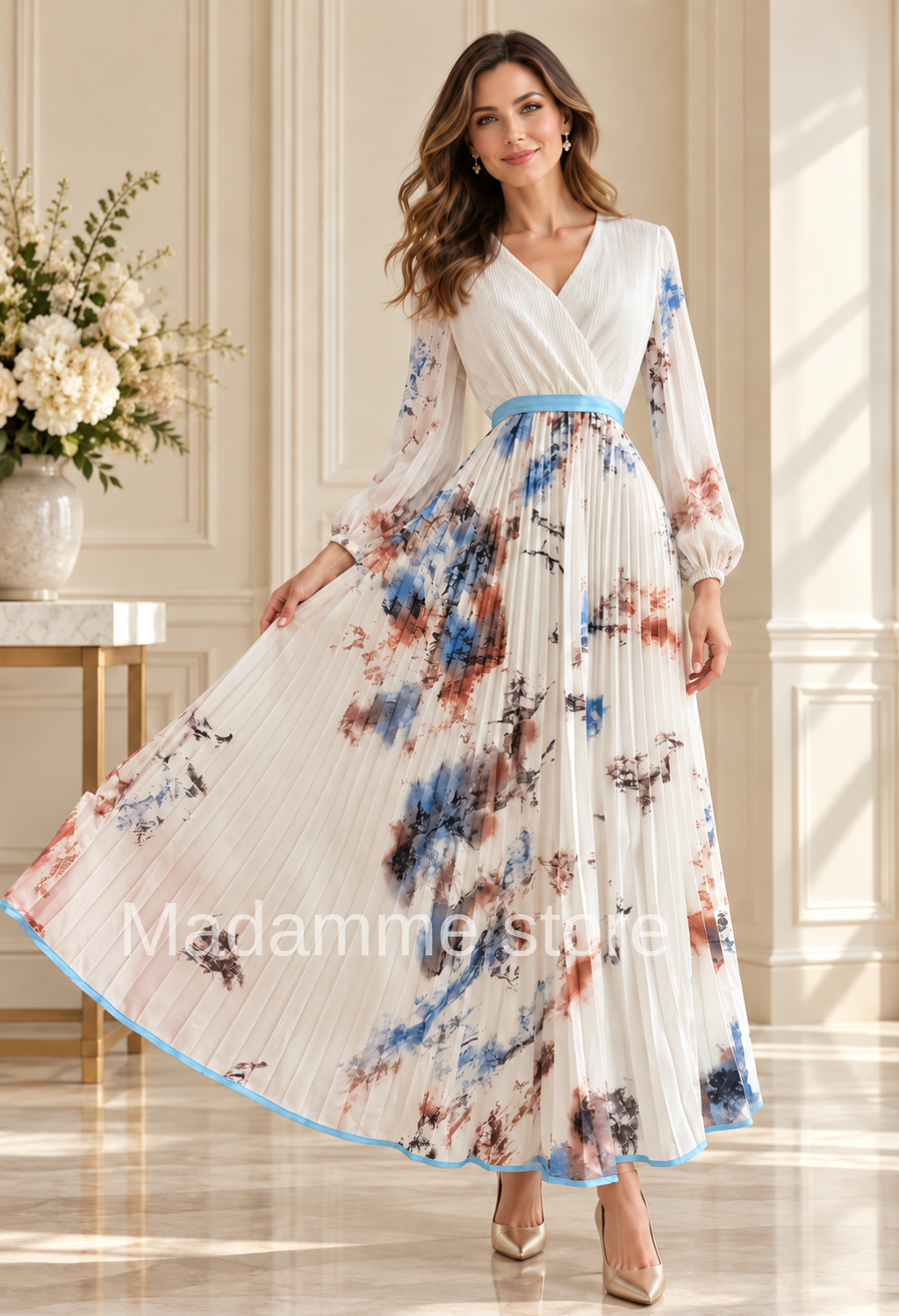 Vestido plisado Susan