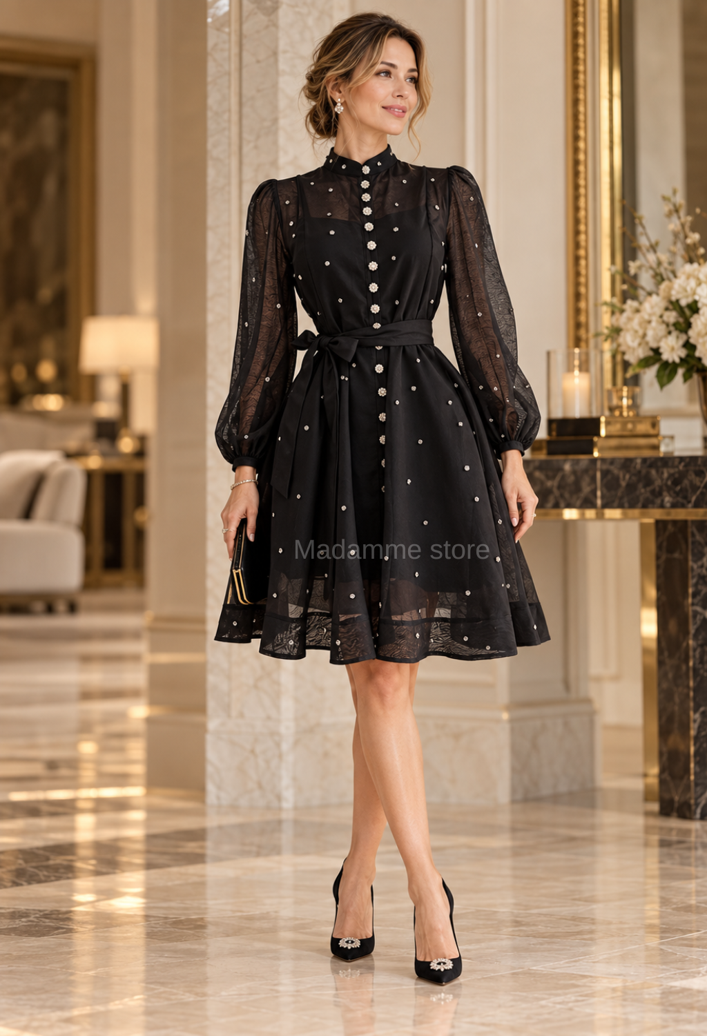 Vestido Destellos de Cristal