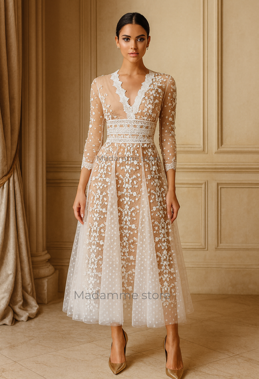 Vestido Lirio de Cristal