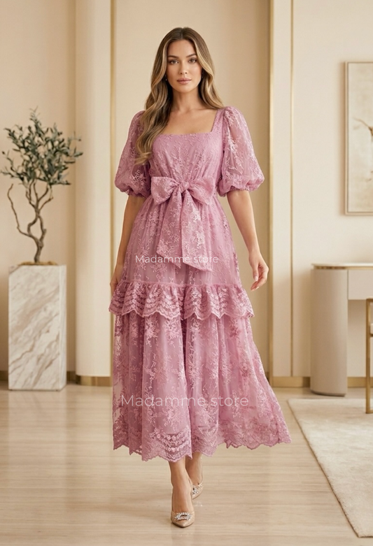 Vestido Diamante Rosa