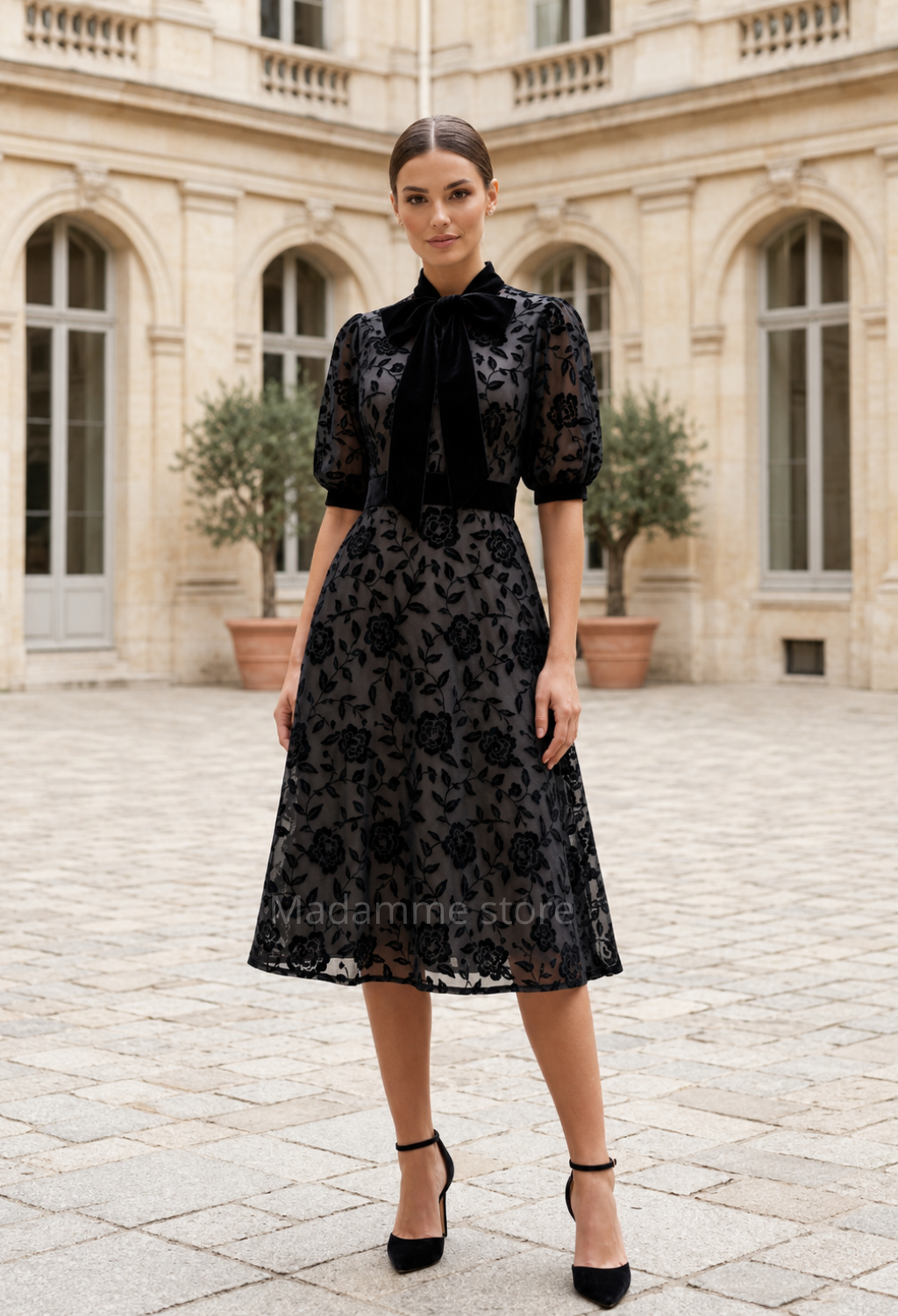 Vestido Toque de Terciopelo