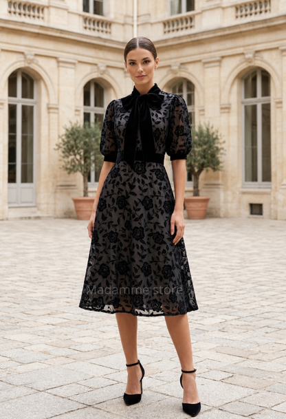 Vestido Toque de Terciopelo