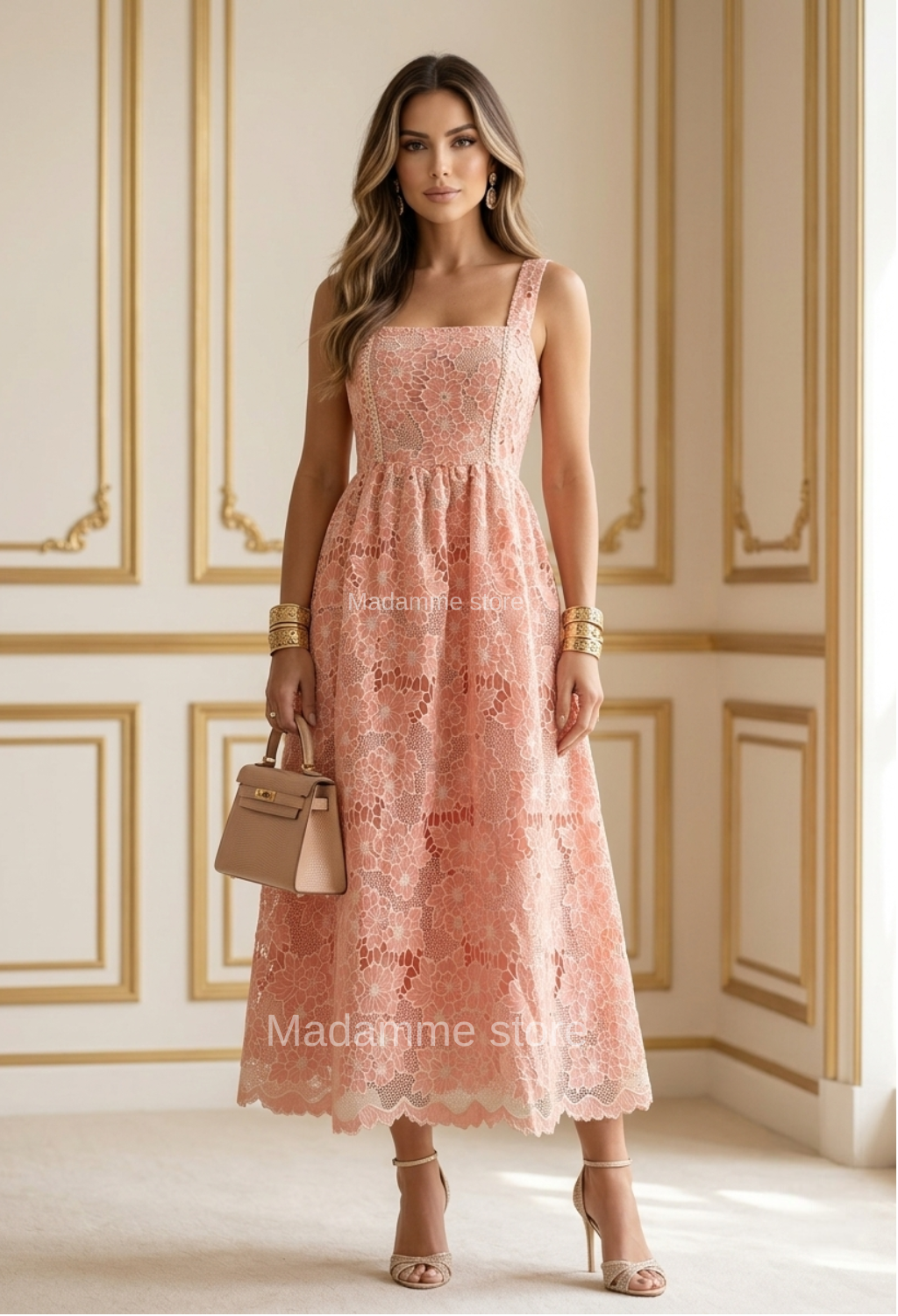 Vestido Jardín de Cristal Rosé