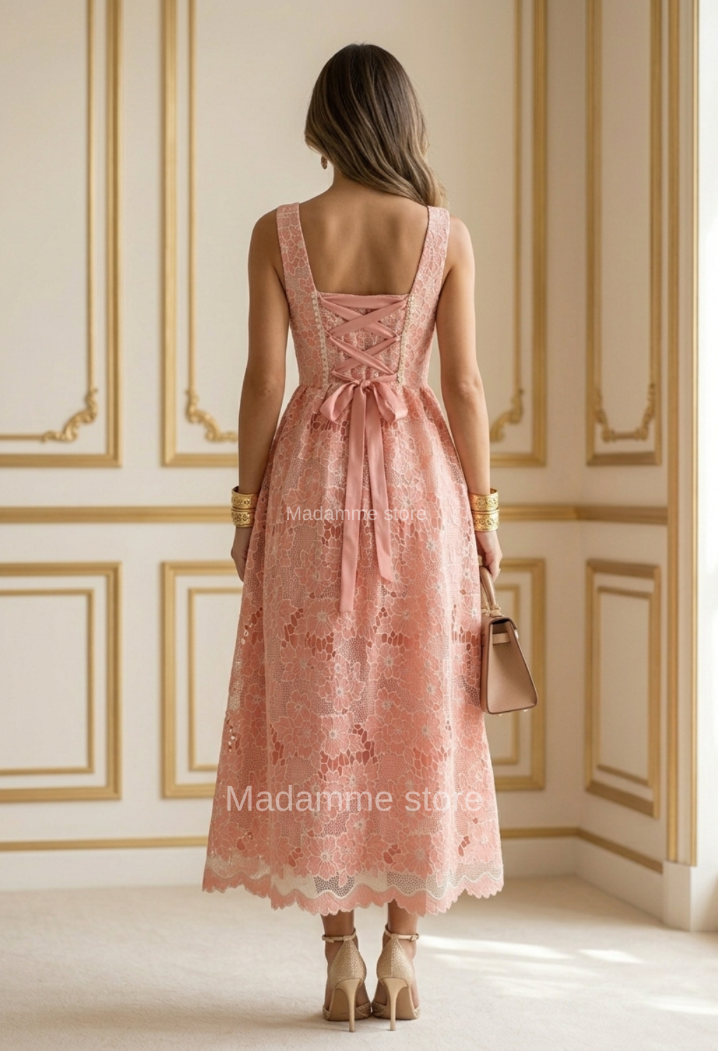Vestido Jardín de Cristal Rosé